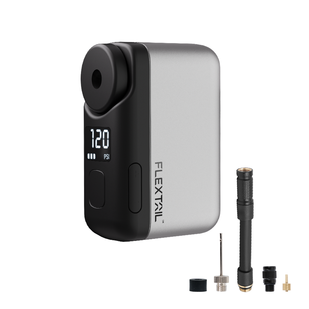 TINY BIKE PUMP PRO-120 PSI高圧LEDディスプレイ自転車ポンプ