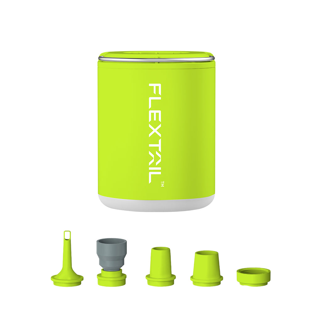3-IN-1 TINY PUMP 2X -ライト機能付き、進化した手のひらサイズの電動エアポンプ