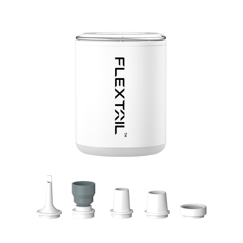 3-IN-1 TINY PUMP 2X -ライト機能付き、進化した手のひらサイズの電動エアポンプ
