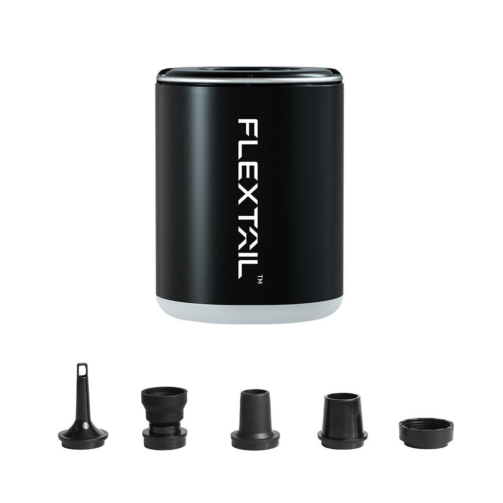 3-IN-1 TINY PUMP 2X -ライト機能付き、進化した手のひらサイズの電動エアポンプ