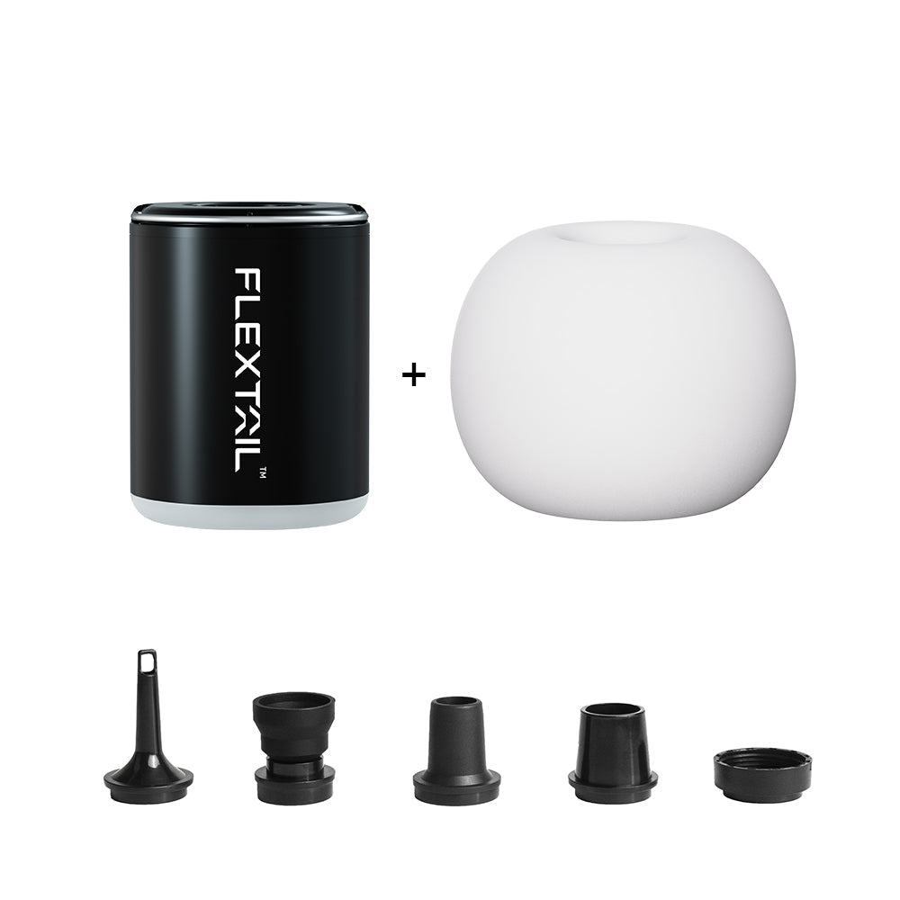 3-IN-1 TINY PUMP 2X -ライト機能付き、進化した手のひらサイズの電動エアポンプ