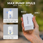 MAX PUMP 2PULS-一台で4つの機能、どこでも使える充電式エアポンプ
